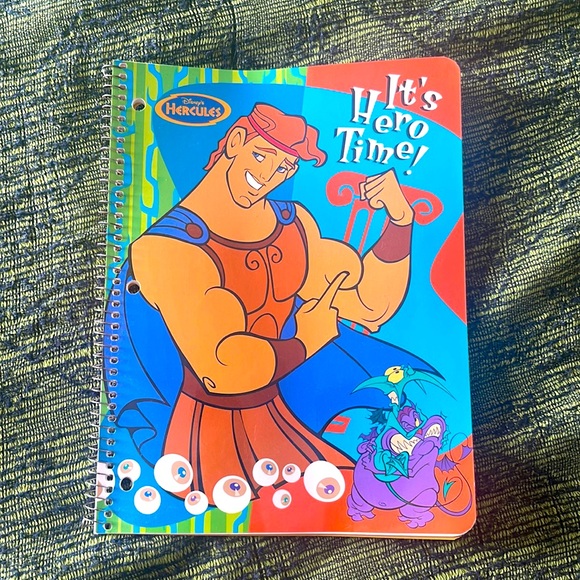 Disney | Office | Vintage Disneys Hercules Spiral Notebook | Poshmark